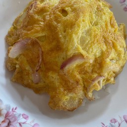 ข้าวไข่เจียวหัวหอม