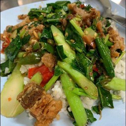 ข้าวราดคะน้านํ้ามันหอย