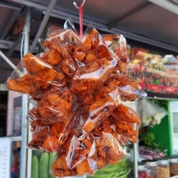 หนังไก่ทอด