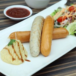 ไส้กรอกเยอรมันย่างรวม