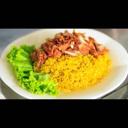 ข้าวหมกไก่ทอด ( พิเศษ +ไก่+ข้าว )