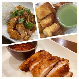 ข้าวไก่ย่าง หมูทอด ตามสั่ง