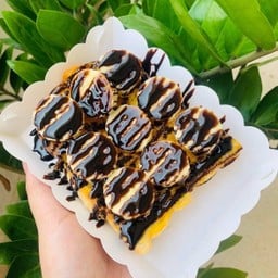 ปังปิ้งกล้วยหอมราดช็อก