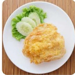 กับข้าวไข่เจียวหอมๆ ไข่ 2 ฟอง