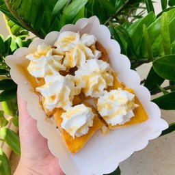 ปังปิ้งวิปครีมสดราดคาราเมล