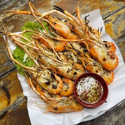 กุ้งเผา-ครึ่งโล