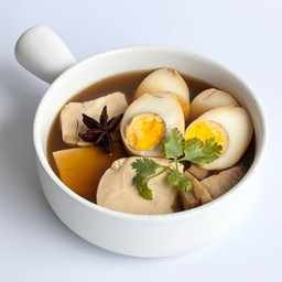 ไข่พะโล้ หมูสามชั้น  plant based ไร้น้ำมัน ( VEGGIE )