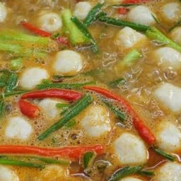 ขนมจีน ร้านขะ-หนม-จีน น้ำยารสเด็ด สาขาโรงอาหารกลาง มหาวิทยาลัยธรรมศาสตร์