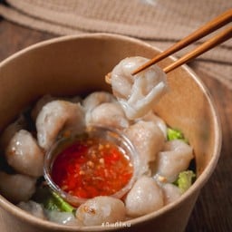 เกีี๊ยวปลาลวกจิ้ม ไซส์ M 14 ตัว