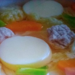 ต้มจืดเต้าหู้+หมูสับ