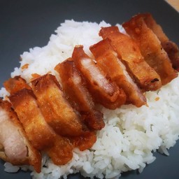 ข้าวหมูทอด พิก พริก