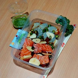 แซลมอนดองกับกุ้ง เพื่อเธอ