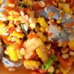 ตำไทยข้าวโฟดไข่เค็มกุ้งสด