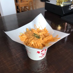 French Fries with Cheese Sauce Size S