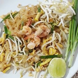 ผัดไทยกุ้งสด