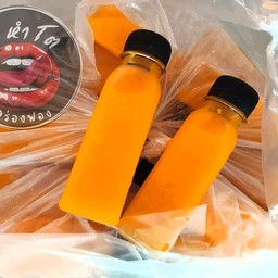 น้ำส้มคั้นแท้100%(120ml.)
