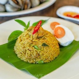 ข้าวผัดแกงเขียวหวาน