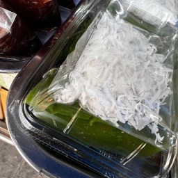 ขนมเปียกปูนมรกตหน้ามะพร้าวอ่อน