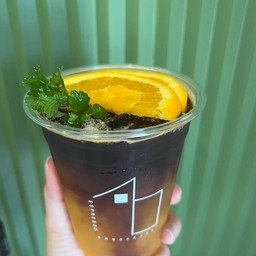 Black coffee orange