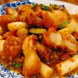 ร้านมาลอง@หน้าปณ. (ซอยแรงเยอร์) ถนนขาด