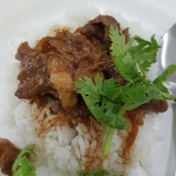 หมูหวานราดข้าวไข่ดาวพิเศษ