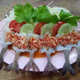 กุ้งแช่น้ำปลา