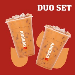 [Double Deal! ลด 40.-] ชาไทยลาเต้ 2 แก้ว(L)