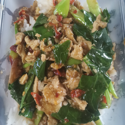 คะน้าหมูชิ้น