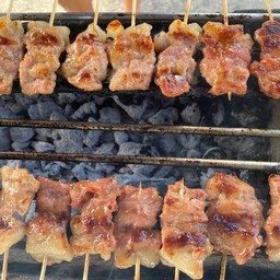 หมูปิ้งนมสด