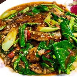 ผัดคะน้า(กับข้าว)