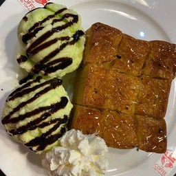2 Scoops Honey Toast 2 สคูป ฮันนี่โทสต์ไอศครีม