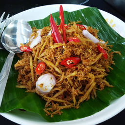 หยำลูกมุดพระพร้าคั่ว สูตรโบราณ(หยำเครื่อง)