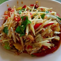 ตำกุ้งสด