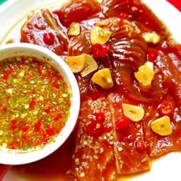 ร้านดองแซ่บ’แซลม่อนกุ้งดองซีอิ๊วเกาหลี สาขาที่1