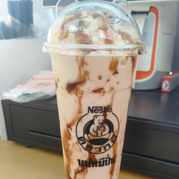 นมหมีปั่นบราวซูการ์