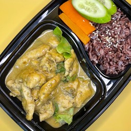 ข้าวเขียวหวาน ไก่, หมู, ปลา