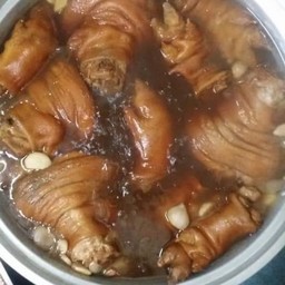 เนื้อหนังไข่ + คากิ เป็นกับข้าว