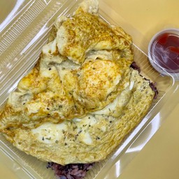 มังสวิรัติ ข้าวไข่เจียวเต้าหู้ไข่