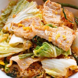สุกี้แห้ง-หมู น้ำจิ้มรวม 3 อย่าง
