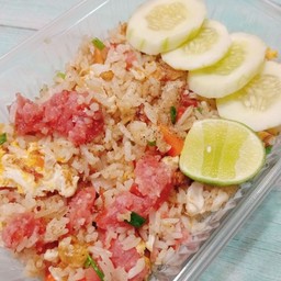 ข้าวผัดไข่ใส่แหนม