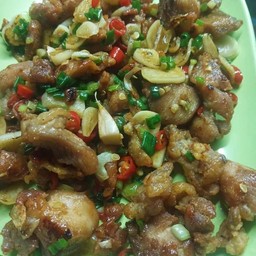 ผัดพริกเกลือ(กับข้าว)