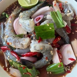 ยำกุ้ง(สด)