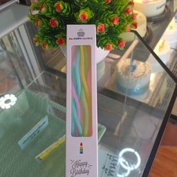 เทียนพาสเทลยาว