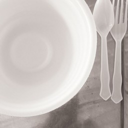 Foam Cup And Cutlery