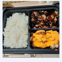 เซตข้าวไก่กรอบซอลเทริยากิราดชีส