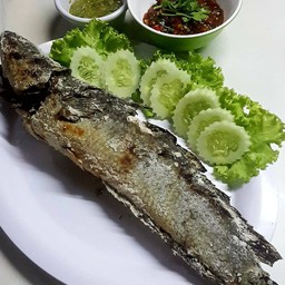 ปลาช่อนเผาเกลือ