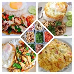 ข้าวไข่เจียวบุปเฟ่ต์-อาหารตามสั่ง