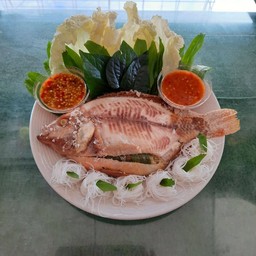 ปลาทับทิมเผาเกลือ (ใหญ่)