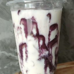 นมสดบลูเบอรี่