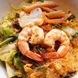 สุกี้แห้ง-ทะเล น้ำซอสหม่าล่าเข้มข้น